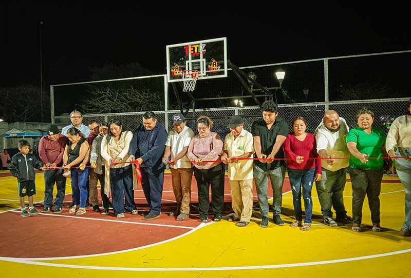 Mejores espacios deportivos en Nohuayún, un beneficio para toda la comunidad