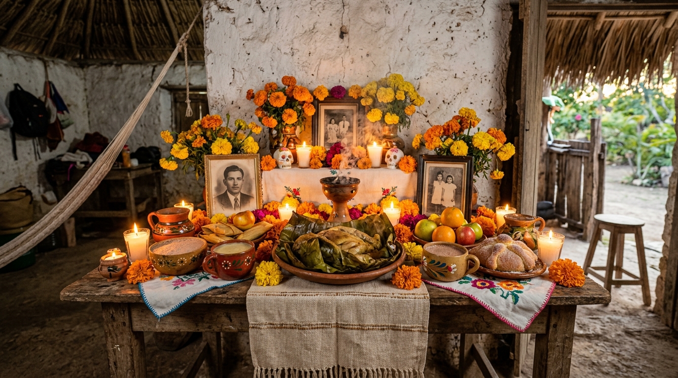 Voces y tradiciones en Hanal Pixán: el tributo a las ánimas en Yucatán